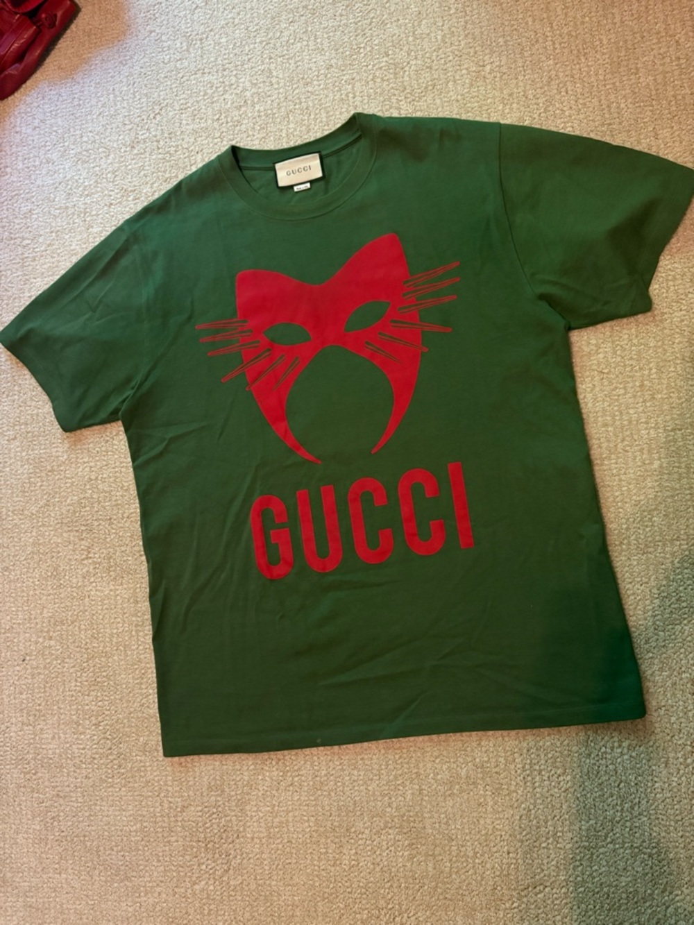 Gucci Mask Spellout Tee Shirt